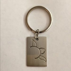 Keychain TURTLE Brush Nickel longevity delta zeta New
